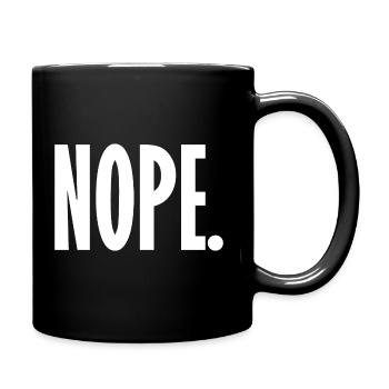 Nope - Full Colour Mug - black - Right