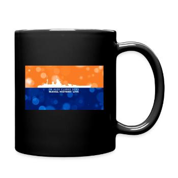 HMS Nelson or Rodney Cover - Full Colour Mug - black - Right