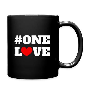 One Love - Tasse einfarbig - Schwarz - Rechts