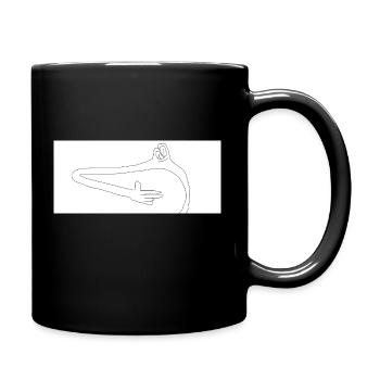 Elle est toute jeunette BLEURGH avignon - Mug uni - noir - Droite