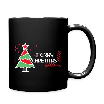 Merry Christmas trend 2022 - Full Colour Mug - black - Right