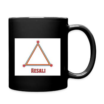 Resali Clothing 2 - Tasse einfarbig - Schwarz - Rechts
