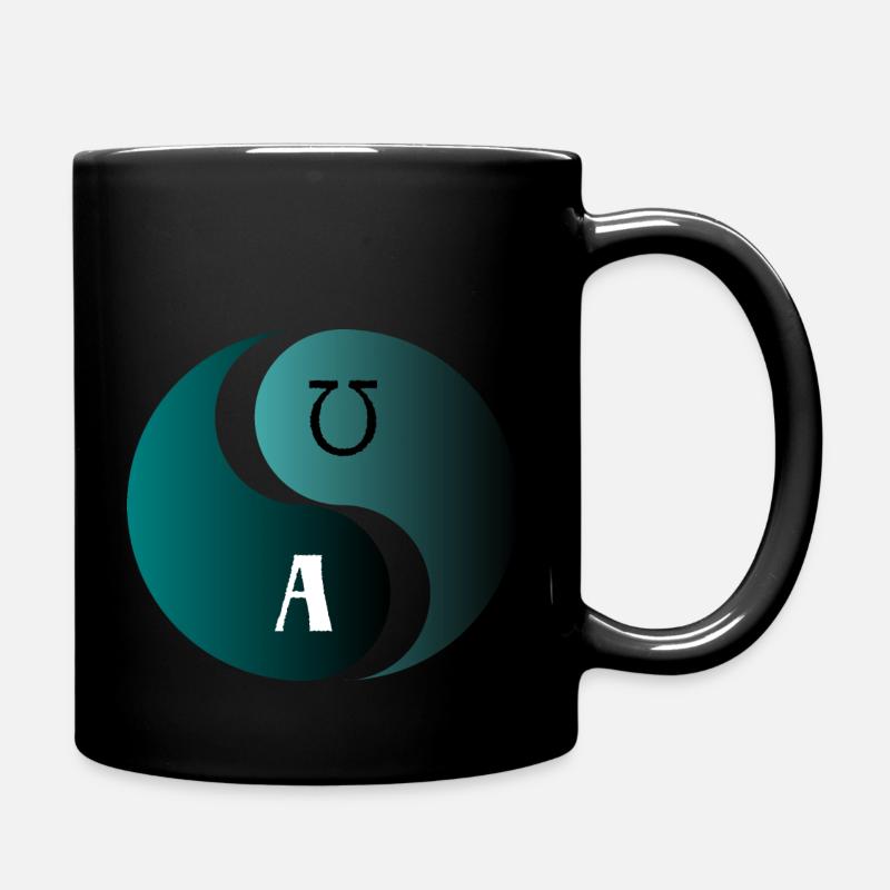 Alpha and Omega - Full Colour Mug - black