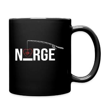 Norge Love small - Tasse einfarbig - Schwarz - Rechts