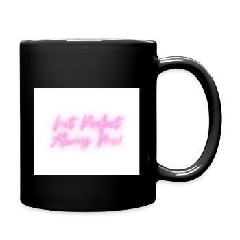Not Perfect - Tasse einfarbig - Schwarz - Rechts