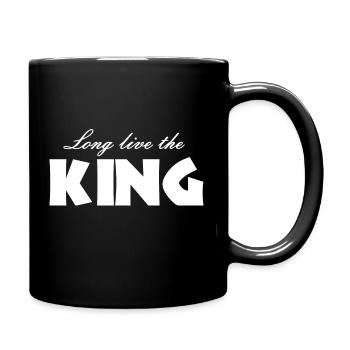 Long live the King König - Full Colour Mug - black - Right