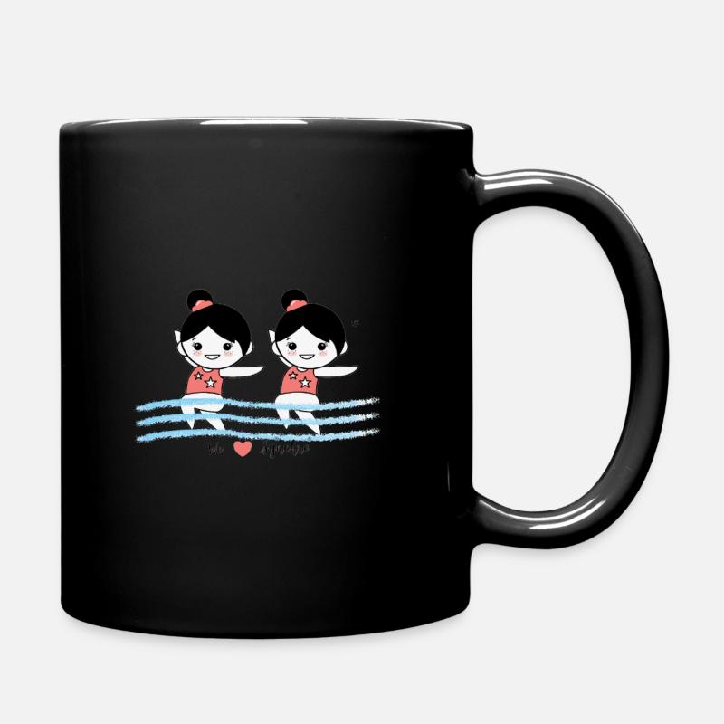 Kids in Synchro - Full Colour Mug - black