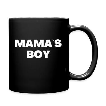 Mama's Boy - Full Colour Mug - black - Right