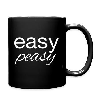 Easy Peasy - Full Colour Mug - black - Right