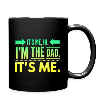 Funny Dad Fathers day - Full Colour Mug - black - Right