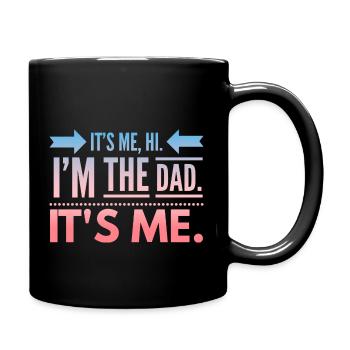 Funny Dad Fathers day - Full Colour Mug - black - Right