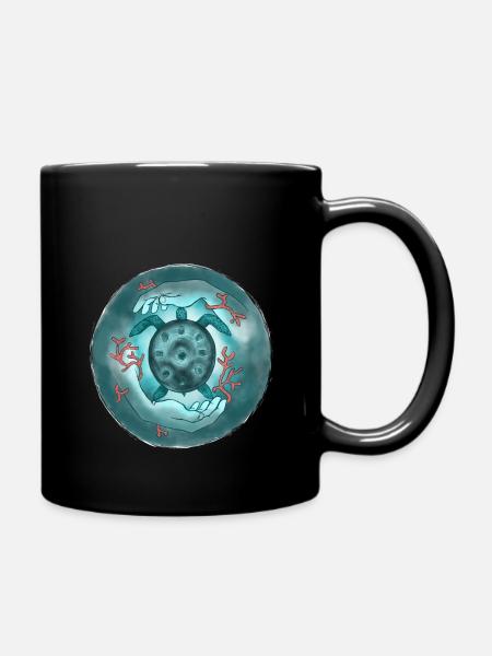 My Turtle - Full Colour Mug - black