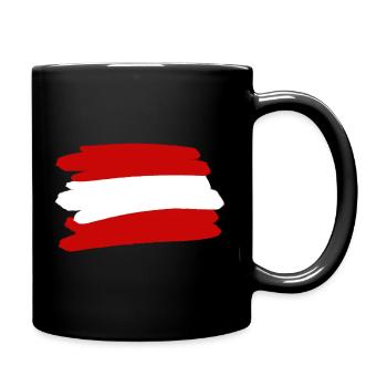 Austria - Tasse einfarbig - Schwarz - Rechts