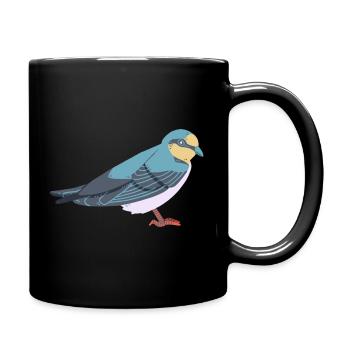 Swallow - Full Colour Mug - black - Right
