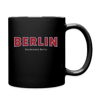 Berlin - Tasse einfarbig - Schwarz - Rechts
