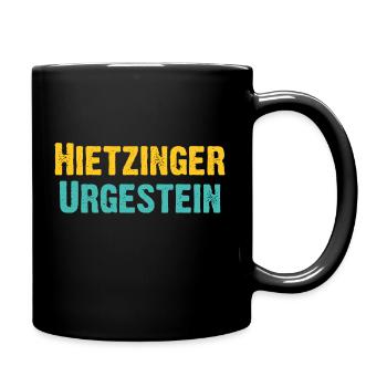 Hietzinger Urgestein - Wiener Bezirks, Ureinwohner - Tasse einfarbig - Schwarz - Rechts
