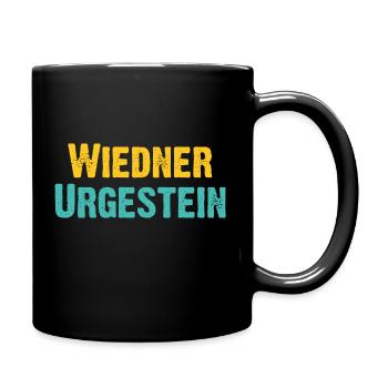 Wiedner Urgestein - Wiener Bezirks, Ureinwohner - Tasse einfarbig - Schwarz - Rechts