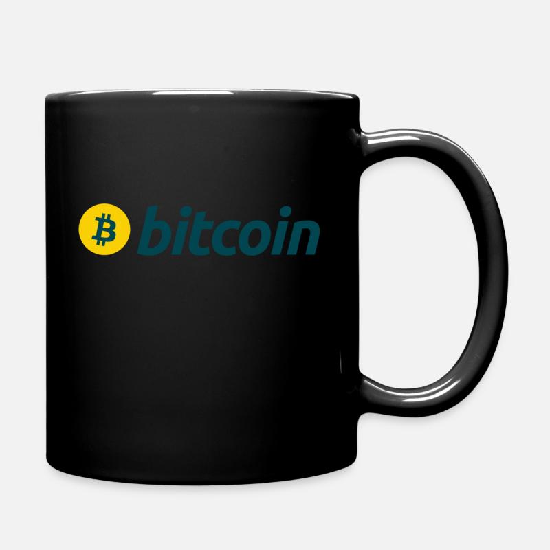 Bitcoin (Englisch) - Tasse einfarbig - Schwarz