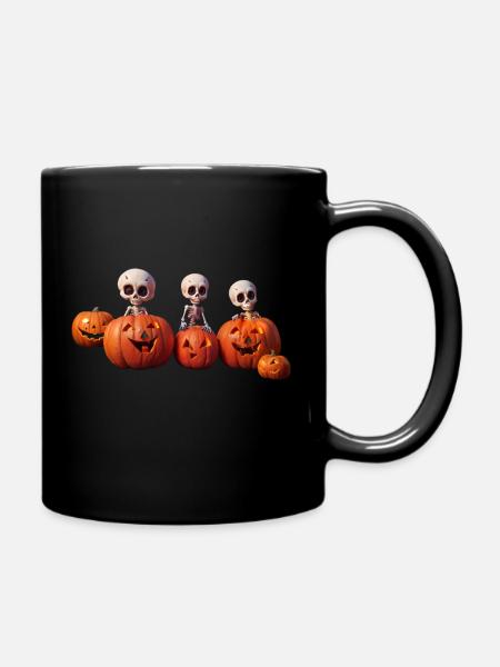 Kürbiskids - Tasse einfarbig - Schwarz