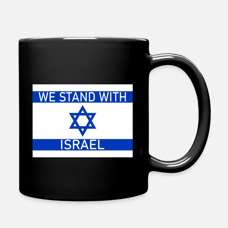 WE STAND WITH - Tasse einfarbig - Schwarz