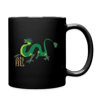 Dragon chinois - Mug uni - noir - Droite