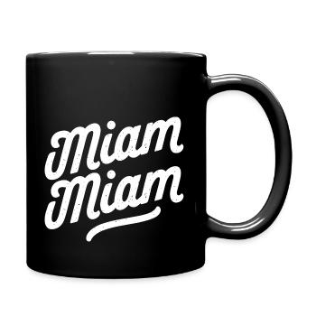 Miam miam - Mug uni - noir - Droite