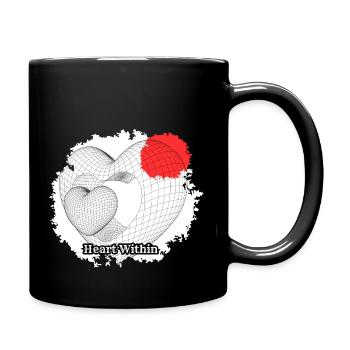 Cœur Intérieur, Cœur Intérieur, Amour - Mug uni - noir - Droite