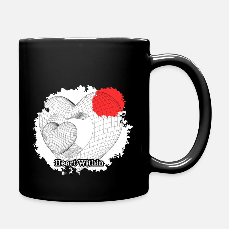 Heart Within - Full Colour Mug - black