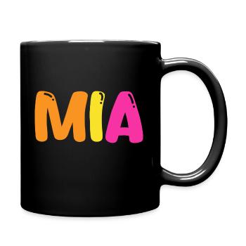 Nom - Mia - Mug uni - noir - Droite