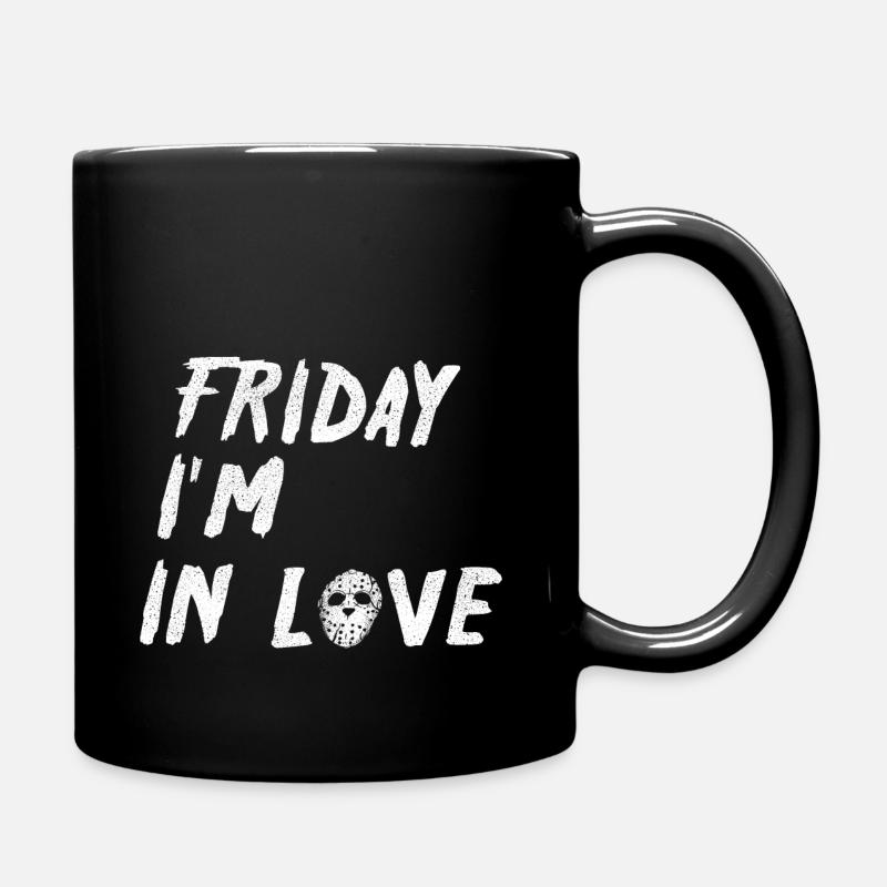 friday im in love - Full Colour Mug - black