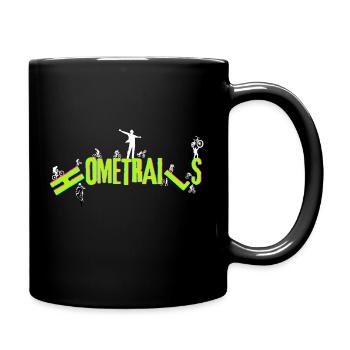 Hometrails Mountainbike Dirtbike Freeride Enduro - Tasse einfarbig - Schwarz - Rechts
