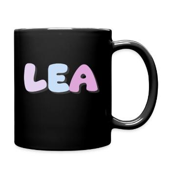 Name - Lea - Full Colour Mug - black - Right