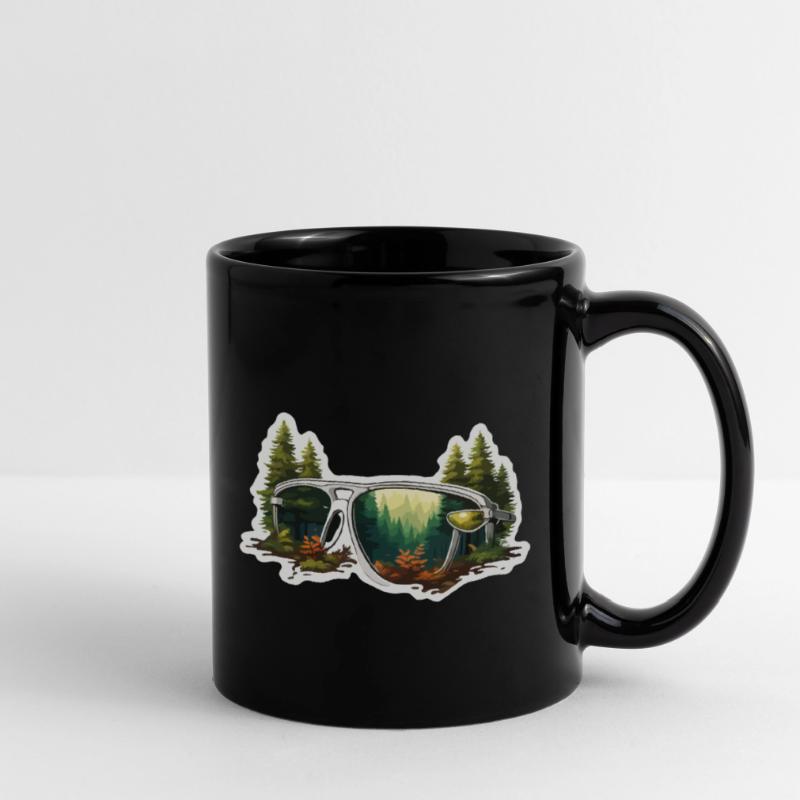 Sunglasses / Reflection / Forest / Reflection Full Colour Mug