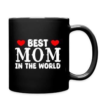 Best Mom In The World - Full Colour Mug - black - Right