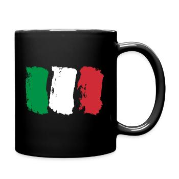 Drapeau de l’Italie - Vintage - Mug uni - noir - Droite
