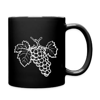 Grapes Symbol - Full Colour Mug - black - Right