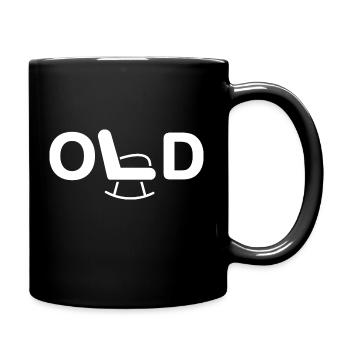 Old - Tasse einfarbig - Schwarz - Rechts