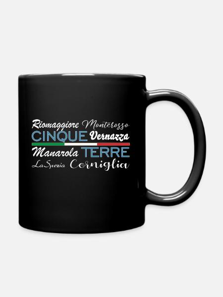 Cinque Terre, Italia - Tasse einfarbig - Schwarz