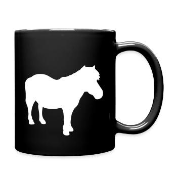 Pony Shetty - Tasse einfarbig - Schwarz - Rechts