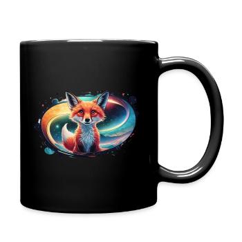 Renard - Illustration - Mug uni - noir - Droite