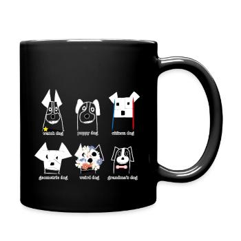 Tous nos toutous ! - Mug uni - noir - Droite
