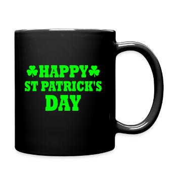 happy st patrick's day - Mug uni - noir - Droite