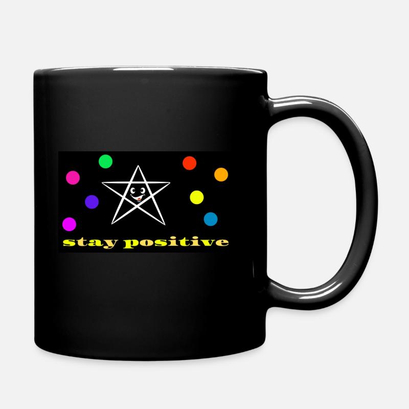 étoile positive - Mug uni - noir