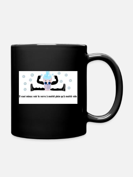 positivité - Mug uni - noir