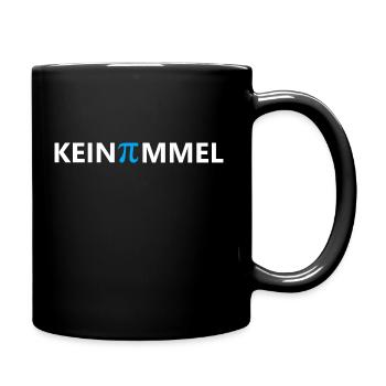 Kein Pimmel blau - Tasse einfarbig - Schwarz - Rechts
