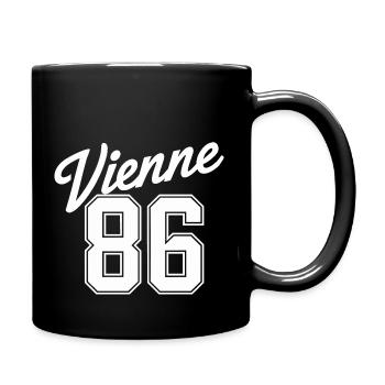 Vienne 86 - Mug uni - noir - Droite