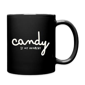 CANDY IS MY ANARCHY - Full Colour Mug - black - Right