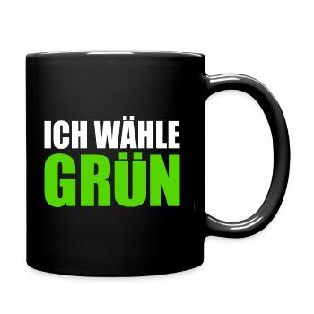 I choose green - Full Colour Mug - black - Right
