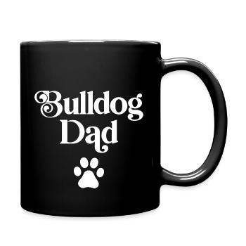 Bulldog Dad - Full Colour Mug - black - Right