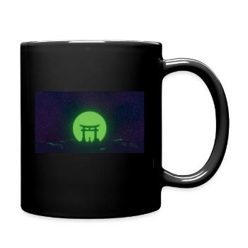 Porte Tori en Lune Verte - Mug uni - noir - Droite